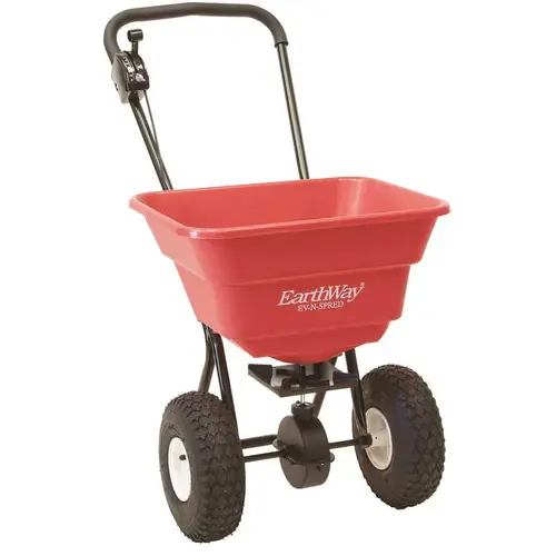 80 lbs. Estate Grade Spreader with Pneumatic Wheels 80 lbs. Estate Grade Spreader with Pneumatic Wheels