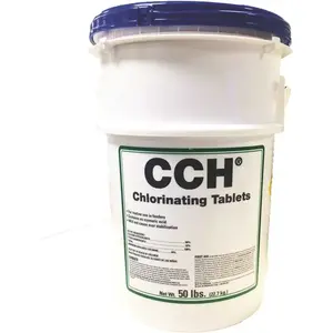 CCH 23220 50 lbs. 2-5/8 in. Chlorinating Calcium Hypochlorite Tablets