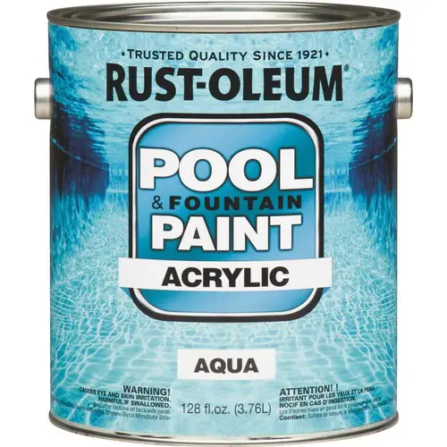 1 gal. Aqua Acrylic Pool and Fountain Paint - pack of 2 1 gal. Aqua Acrylic Pool and Fountain Paint - pack of 2