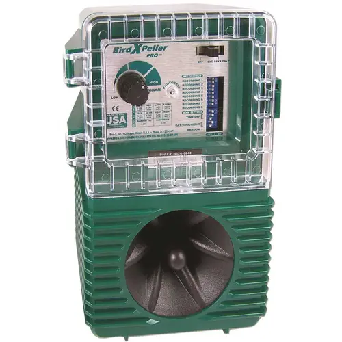 Woodpecker Pro Electronic Bird Repeller Guaranteed Woodpecker Control Solution 1-Acre Coverage