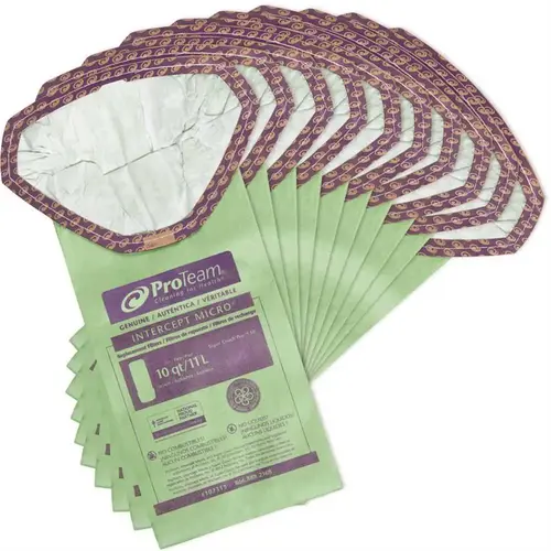 10 Qt. Intercept Micro Filter for ProTeam Super Coach Pro 10 Vacs - pack of 10
