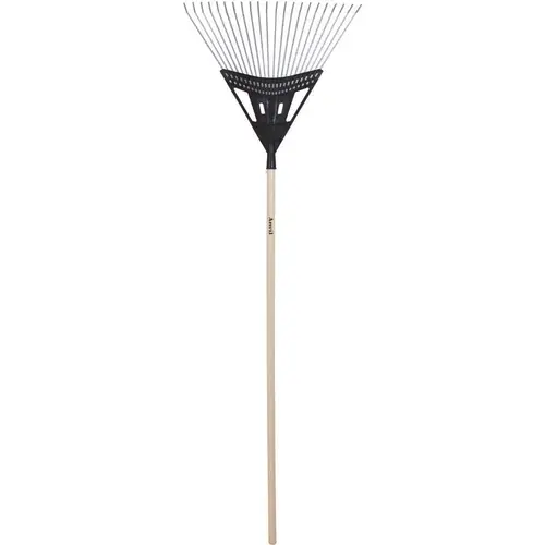 48 In Hardwood Handle Super Flex Poly Steel Rake 48 In Hardwood Handle Super Flex Poly Steel Rake