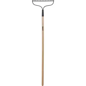 ANViL 3825100 51 In Wood Handle Steel 14-Tine Bow Rake