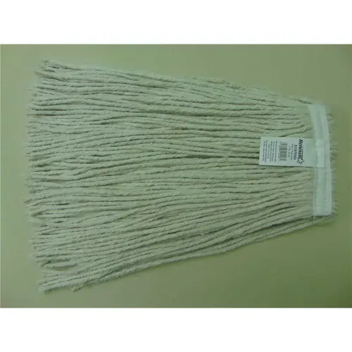 16 oz. 1 in. 4-Ply Natural Cotton Headband Cut End Mop Head OFF WHITE - pack of 6 16 oz. 1 in. 4-Ply Natural Cotton Headband Cut End Mop Head OFF WHITE - pack of 6