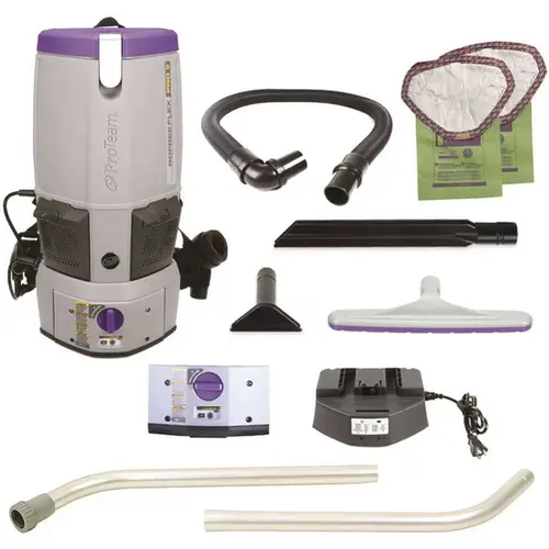 GoFree Flex Pro II, 12 Ah, 6 qt. Cordless Backpack Vacuum w/ Xover Multi-Surface Wand Tool Kit Gray GoFree Flex Pro II, 12 Ah, 6 qt. Cordless Backpack Vacuum w/ Xover Multi-Surface Wand Tool Kit Gray
