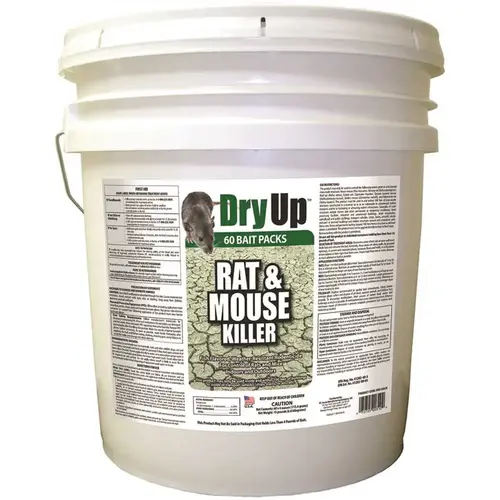 15 lbs. Dry Up Rat and Mouse Killer Pellets (4 oz. ) 15 lbs. Dry Up Rat and Mouse Killer Pellets (4 oz. )