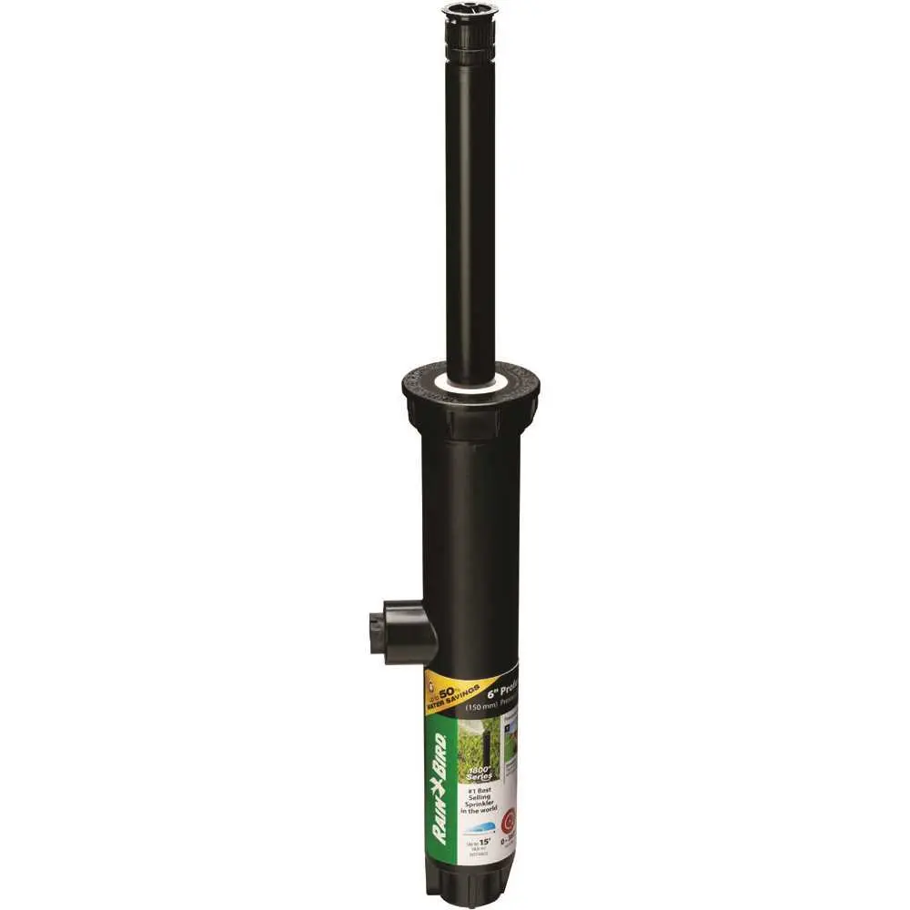 RAIN BIRD 1806AP Adjustable Pattern 6 in. Pop-up PRS Spray Head Black 1806APPRS RAIN BIRD 1806AP Adjustable Pattern 6 in. Pop-up PRS Spray Head Black 1806APPRS