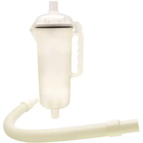 Pentair 186a Clear Leaf Trap With Handle And Snap Open Top.