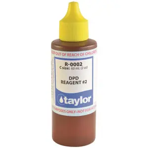 TAYLOR TAY-45-1003 2 oz. Bottle Test Kit Replacement Reagent Refill Bottles DPD Reagent #2