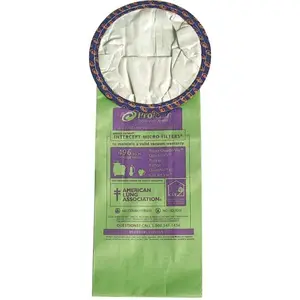 ProTeam 100431 6 Qt. Intercept Micro Filter Bag, Open Collar. Fits for Round ProTeam Backpack Vacuums