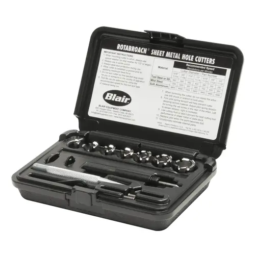 ROTABROACH SHEET METAL HOLE CUTTER KIT - FRACTIONAL