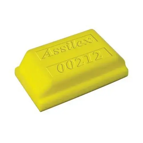 Hand Sanding Block, 68 mm W x 115 mm L, 35 mm THK, Super-Tack Attachment, Foam