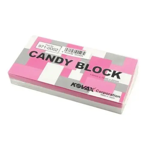Candy Block Pad, 70 mm W x 140 mm L, 20 mm THK, Paper Backing Attachment, Semi Soft Foam