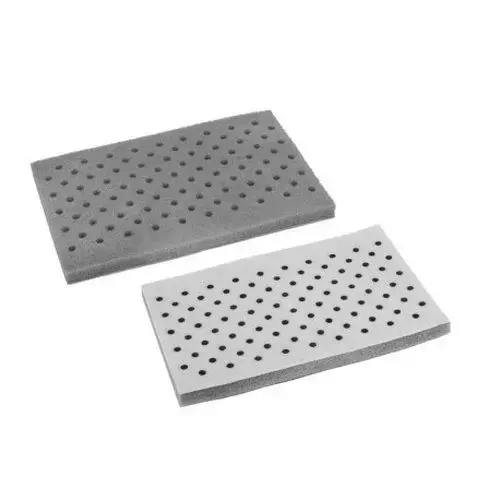 Extra Soft Interface Pad, 75 mm W x 120 mm L x 7 mm THK, Super-Tack Attachment