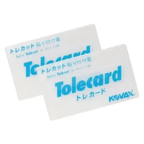 Tolecard, 66 mm W x 110 mm L, Stickon (PSA) Attachment Tolecard, 66 mm W x 110 mm L, Stickon (PSA) Attachment
