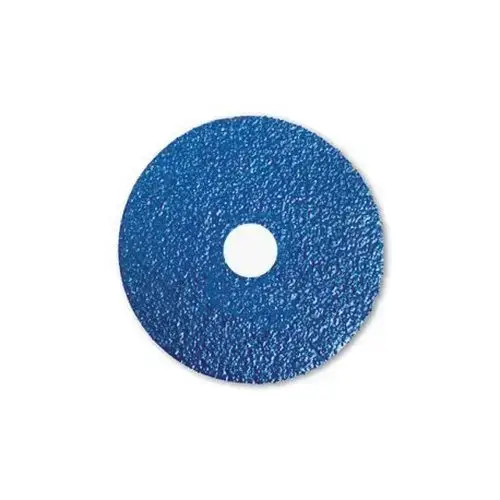 Resin Bonded Fiber Sanding Disc, 5 in, 50 Grit, Blue