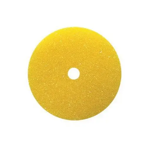 Polisher Pad, 3 in, Foam, Yellow, Super-Tack Attachment Polisher Pad, 3 in, Foam, Yellow, Super-Tack Attachment