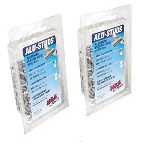 T-Handle Pulling Stud, 4 mm Dia, Aluminum/Magnesium T-Handle Pulling Stud, 4 mm Dia, Aluminum/Magnesium