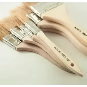 ANDREW MARK 2001-25 2001 Series All Purpose Throw-Away Chip Brush, 2-1/2 in, Wood Handle, Natural White
