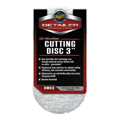 Dual Action Cutting Disc, 3 in Dia, Microfiber Pad Dual Action Cutting Disc, 3 in Dia, Microfiber Pad