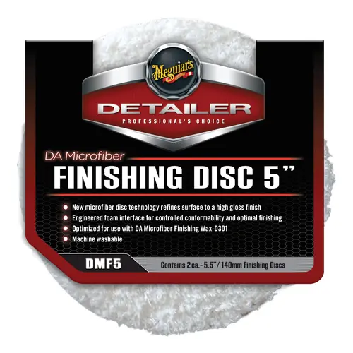 Dual Action Finishing Disc, 5 in Dia, Hook and Loop Attachment, Microfiber Pad Dual Action Finishing Disc, 5 in Dia, Hook and Loop Attachment, Microfiber Pad