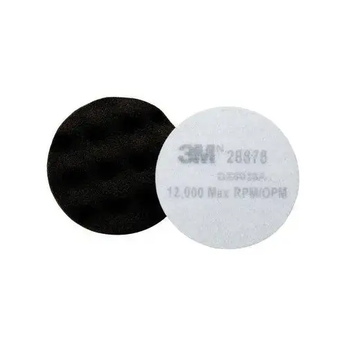 Single Sided Regular Buffing Pad, 3-1/4 in Dia, Hook and Loop Attachment, Foam Pad, Gray Single Sided Regular Buffing Pad, 3-1/4 in Dia, Hook and Loop Attachment, Foam Pad, Gray