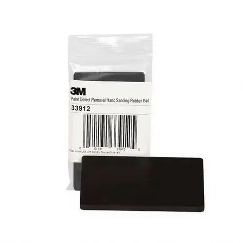 Paint Defect Removal Pad, 4-1/2 in Dia L x 2.4 in W, PSA Attachment, Rubber