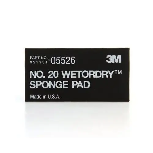0 Sponge Pad, 5-1/2 in L x 2-3/4 in W Black 0 Sponge Pad, 5-1/2 in L x 2-3/4 in W Black