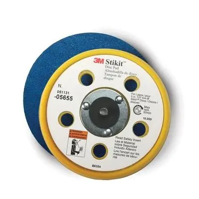 3M 0 Dust Control Low Profile Finishing Disc Pad 12.7 x 15.24 cm Dia 5/16 in - 24 TPI Arbor PSA Attachment Brown 5546 3M 0 Dust Control Low Profile Finishing Disc Pad 12.7 x 15.24 cm Dia 5/16 in - 24 TPI Arbor PSA Attachment Brown 5546