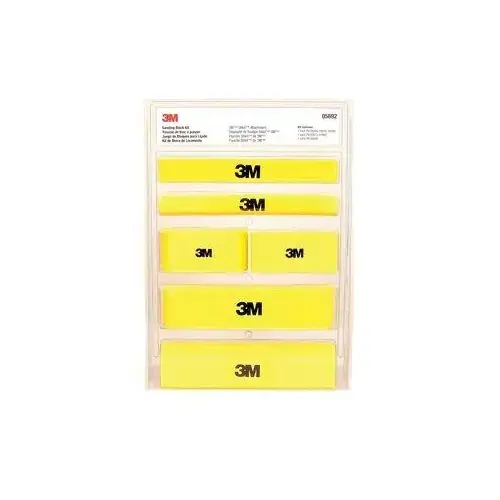 Sanding Block Kit, PSA Attachment Yellow Sanding Block Kit, PSA Attachment Yellow