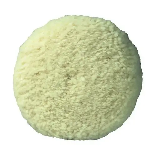 0 Single Sided Compound Pad, 9 in Dia, Hook and Loop Attachment, Wool Pad 0 Single Sided Compound Pad, 9 in Dia, Hook and Loop Attachment, Wool Pad