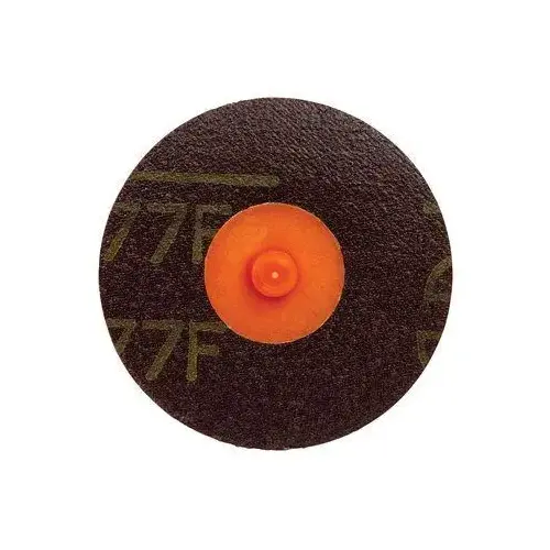 777F Series Coated Grinding Disc, 1-1/2 in Dia, 60 Grit, Medium Grade, 30000 rpm, Orange 777F Series Coated Grinding Disc, 1-1/2 in Dia, 60 Grit, Medium Grade, 30000 rpm, Orange