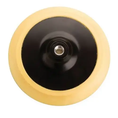 108 Vinyl Faced Back-Up Pad, 8 in Dia, PSA Attachment