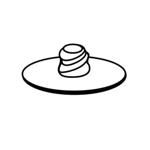 64922 Quick Change Back-Up Pad, 2 in Dia, TR (Type III) Attachment 64922 Quick Change Back-Up Pad, 2 in Dia, TR (Type III) Attachment