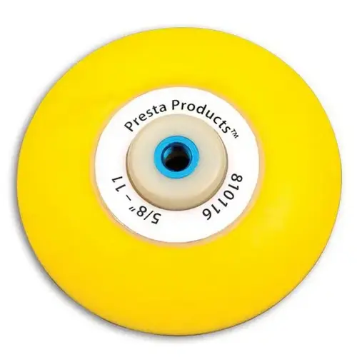 Backing Plate, Use With: Single-Sided Wool or Foam Buffing Pad Yellow