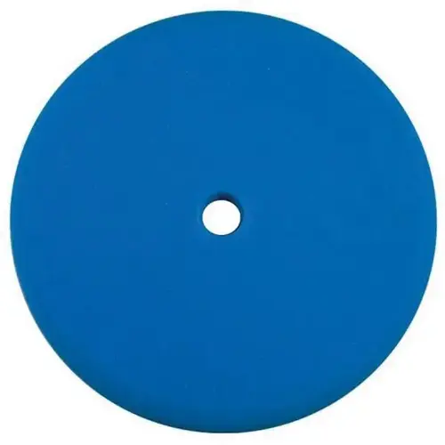 Single Sided Soft Polishing Pad, 8-1/2 in Dia, 1-1/2 in THK, Hook and Loop Attachment, Foam Pad, Blue Single Sided Soft Polishing Pad, 8-1/2 in Dia, 1-1/2 in THK, Hook and Loop Attachment, Foam Pad, Blue