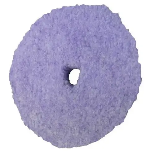 Single Sided Heavy Cut Cutting Pad, 6-1/4 in Dia, Foamed Wool Pad, Purple Single Sided Heavy Cut Cutting Pad, 6-1/4 in Dia, Foamed Wool Pad, Purple