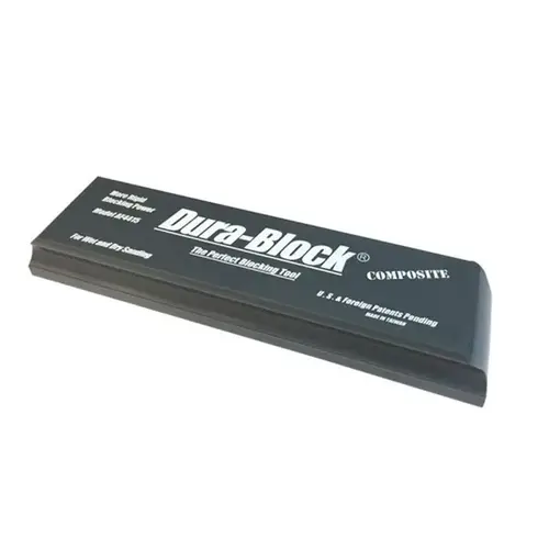 Composite Sanding Block, 2-5/8 in W x 11 in L, 1-1/2 in THK, PSA Attachment Black Composite Sanding Block, 2-5/8 in W x 11 in L, 1-1/2 in THK, PSA Attachment Black