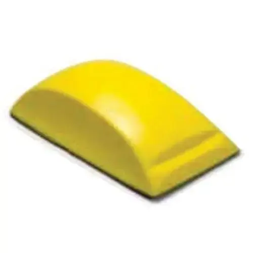 Flexible Sanding Block, 4 in W x 7 in L, PSA Attachment, Foam/Polyurethane Flexible Sanding Block, 4 in W x 7 in L, PSA Attachment, Foam/Polyurethane