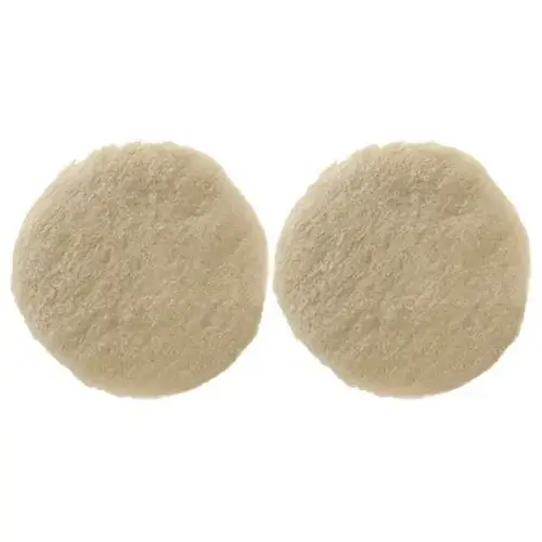 Cutting Pad, 3 in Dia, Wool Pad