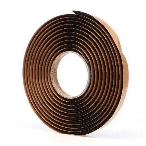 0 Round Ribbon Sealer, 3/8 in x 15 ft Roll, Solid, Tan