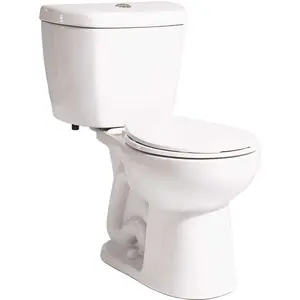 NIAGARA 77001RWHAI1 2-Piece All-In-One 0.8 GPF Single Flush Round Toilet In White With Vacuum-Assist Stealth Flush
