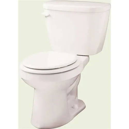 Viper 1.28 GPF Single Flush Round Front Toilet in White (Slow-Close Seat Included)
