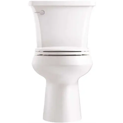 Highline Arc The Complete Solution 1.28 GPF Single Flush Round-Front Toilet in White (Slow-Close Seat Included)