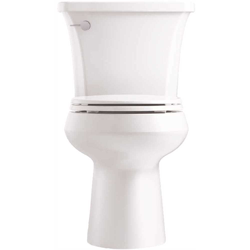 Kohler K-78253-0 Highline Arc The Complete Solution 1.28 GPF Single Flush Round-Front Toilet in White (Slow-Close Seat Included)
