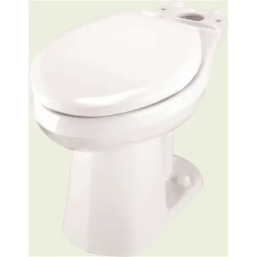 Ultra Flush Pressure Assisted 1.0/1.28/1.6 GPF ADA Elongated Toilet Bowl Only in White