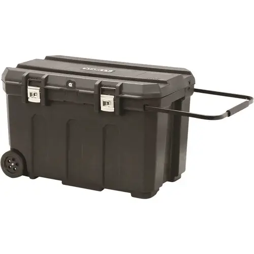 23 in. 50 Gallon Mobile Tool Box Black