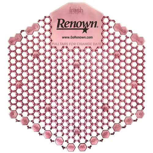 Wave 3D Spiced Apple Urinal Screen Pink - pack of 10 Wave 3D Spiced Apple Urinal Screen Pink - pack of 10