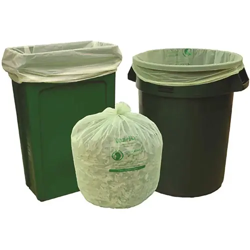 28 in. x 44 in. 0.9 mil 23 Gal. Can Liner Green - pack of 200