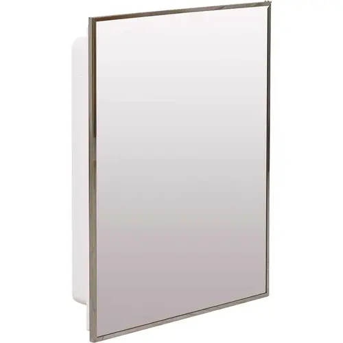 Vista Series 16 in. W x 20 in. Medicine Cabinet Stainless Vista Series 16 in. W x 20 in. Medicine Cabinet Stainless